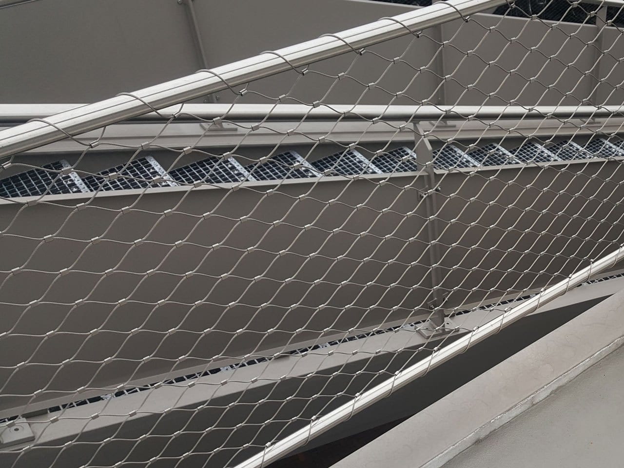 rvs kabelnet in frame Carl Stahl