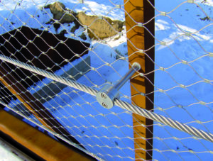 Doorvoerogen RVS balustradenetten balustradevulling x-tend Carl Stahl