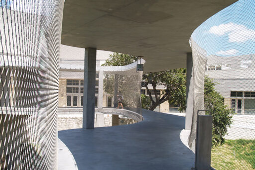 Cable mesh for bridge safety at Fairmont Pedestrian Bridge – Carl Stahl DecorCable