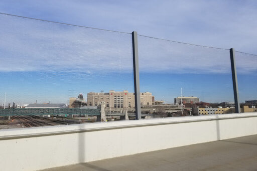Bridge safety net - Haymarket Pedestrian Bridge