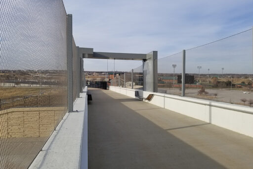Bridge safety net - Haymarket Pedestrian Bridge