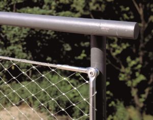 Hoekdetails balustradevullingen Carl Stahl Benelux kabelnetten details