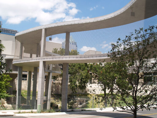 cable mesh for bridge safety-Fairmont Pedestrian Bridge