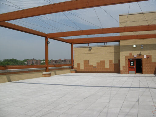 J.H.S. 292 Margaret S. Douglas School - Rooftop Enclosure - Carl Stahl DecorCable