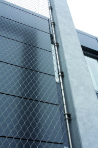 randconstructie hekwerk met buizen