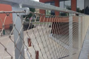 Balustradenetten bovenop speedgate Eindhoven - Carl Stahl Benelux