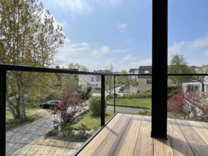 Balustrade met kabelnetten - woonhuis - Carl Stahl Architectuur