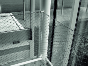 Hoekdetails balustradevullingen Carl Stahl Benelux kabelnetten details