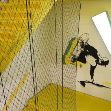 via-hotel-amsterdam Kabelnetten trappenhuis