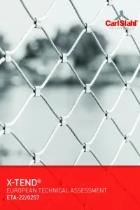 Carl Stahl Cable Mesh European Technical Assessment ETA-22/0257