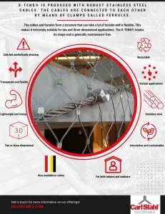 X-TEND® Stainless Steel Cable Mesh