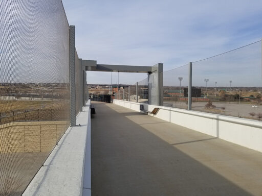 Bridge safety net - Haymarket Pedestrian Bridge