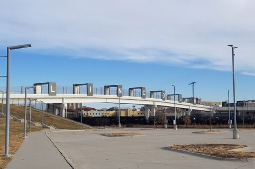Bridge safety net - Haymarket Pedestrian Bridge