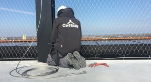 rvs-kabelnetten-basketbalkooi-nautique-amsterdam-noord-6-montage-Carl Stahl Benelux